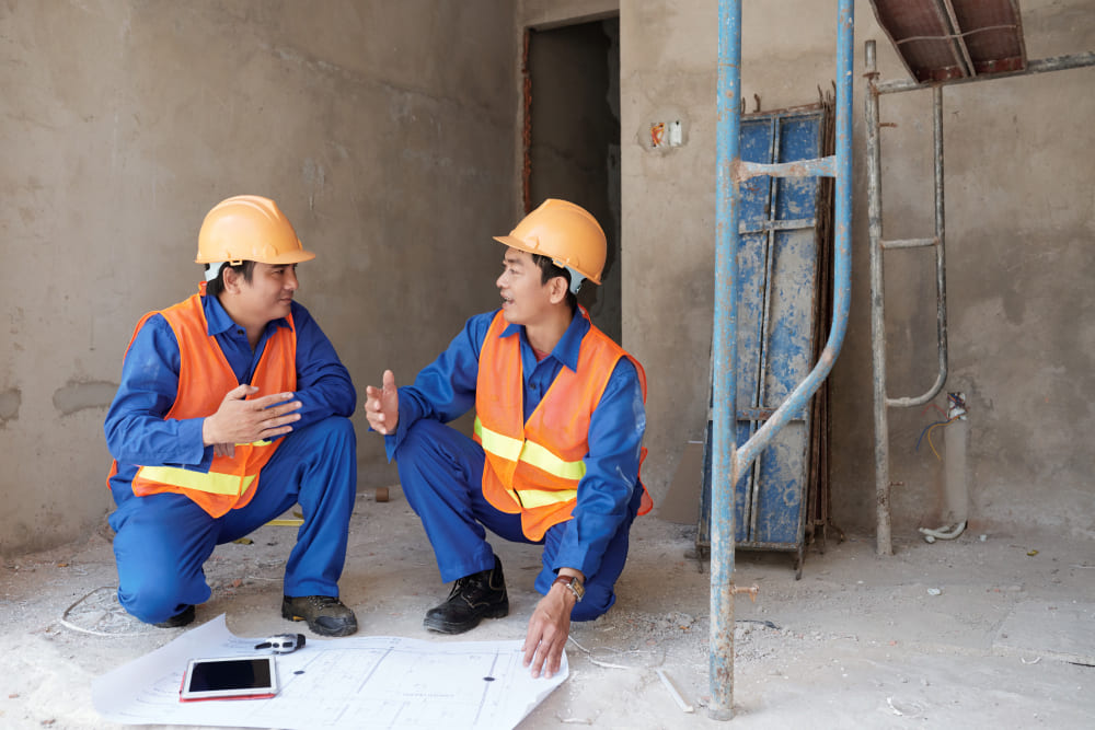 Pre-installation inspection on construction sites